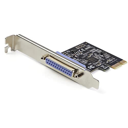 Image of StarTech.com 1-Port Parallel PCIe Card - PCI Express to Parallel DB25 Adapter Card - Desktop Expansion LPT Controller for Printers, Scanners & Plotters - SPP/ECP - Standard/Low Profile (PEX1P2)