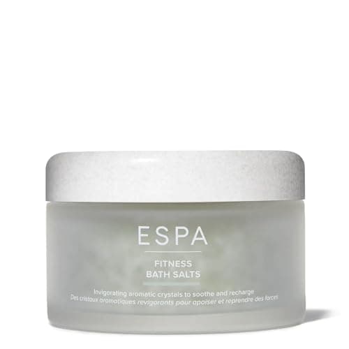 Image of ESPA Fitness Bath Salts | Post‑Exercise Reinvigorating Mineral Bath Soak | Deep Sea Magnesium & Dead Sea Salt | Menopause‑Friendly Recovery Salts with Seaweed, Arnica & Essential Oils