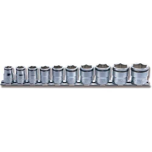 Image of Koken Tools 3/8 SQ DR NUT Grip® Socket Set 8MM-19MM - 11 Piece - RS3450M/11