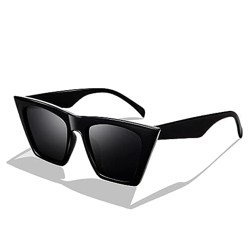 Image of FEISEDY Cat Eye Sunglasses for Women - UV400 Protection Rerto Sqaure Cateye Womens Sun Glasses B2473