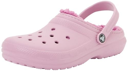 Image of Crocs Unisex Kids Clog, Classic Lined Clog K, Hydrangea, 11 UK Child