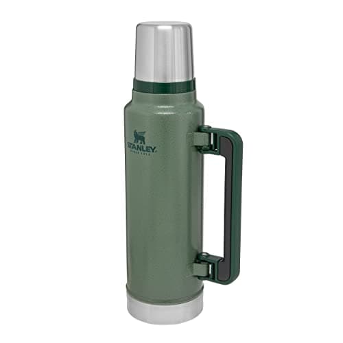 Image of Stanley 1913 Classic Legendary Thermal Flask 1.4L - Keeps Hot Or Cold for 40 Hours - BPA-Free Insulated Bottle - Stainless Steel Coffee Flask - Leakproof - Dishwasher Safe - Green