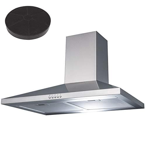 Image of SIA CHL60SS 60cm Stainless Steel Chimney Cooker Hood Extractor And Carbon Filter