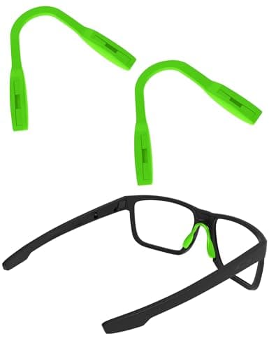 Image of SAUCER Replacement Nose Pieces Pads for Oakley Split Shot OO9416 | Split Time OO4129 Sunglasses - 2 Pairs Standard Green