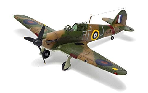 Image of Airfix - Model Set - A05127A Hawker Hurricane Mk.I Model Building Kit - Plastic Model Plane Kits for Adults & Children 8+, Set Includes Sprues & Decals - 1:48 Scale Model
