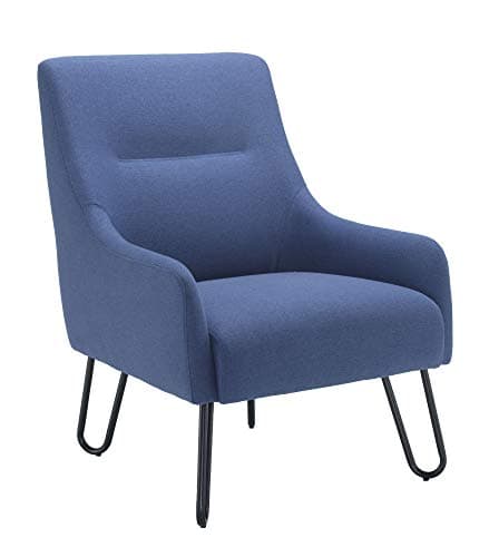 Image of Office Hippo Garnet Reception Lounge Arm Chair, Navy Blue