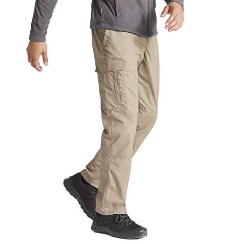 Image of Craghoppers Men's Expert Kiwi Tailored Trousers - Anti-Insect, Sun Protective - Pebble, 32S