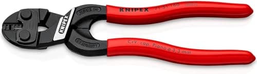 Image of KNIPEX Cobolt S Compact Bolt Cutters with Recess in the Cutting Edge with Plastic Coating 160 mm, 71 31 160
