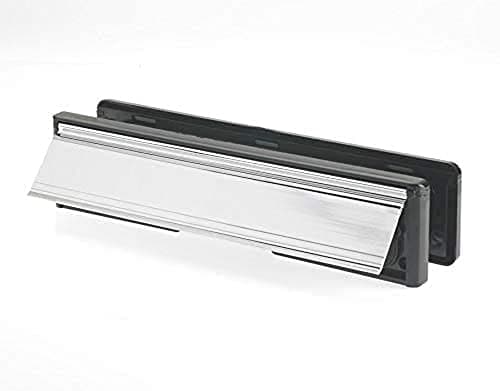 Image of Yale YLP44-06/01-B Silver 305 mm (12") 40/80 Letter Plate for 38-78 mm Thick Door