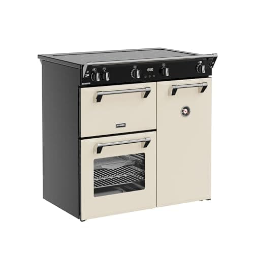 Image of Stoves Richmond 90Ei TCH 90cm Electric Range Cooker with Induction Hob - Cream - A/A/A Rated