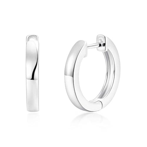 Image of Philip Jones Silver Plated Hoop Earrings