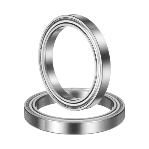 Image of sourcing map 2 Pack 6811ZZ Deep Groove Ball Bearings, 55 x 72 x 9mm Chrome Steel Double Shield Bearing for Electric Motor, Home Appliances, Industrial Machinery, (ABEC5)