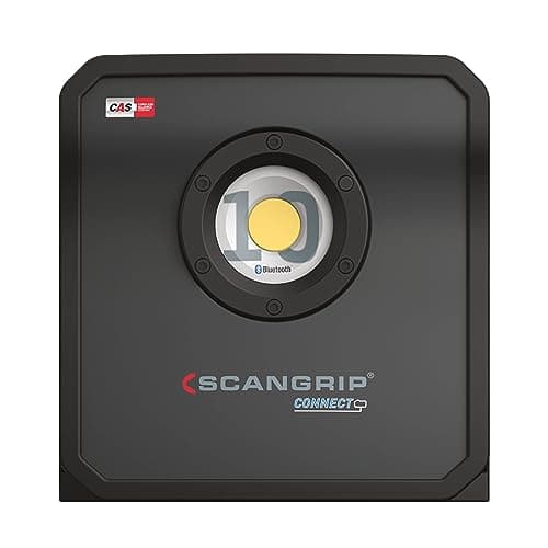 Image of SCANGRIP NOVA 10 Connect 10000 Lumen Power Tool Battery Operated LED Work Light, Cordless, Light Dimmer Function, Built-in Power Bank, Waterproof IP65, Outdoor Work