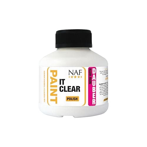 Image of NAF Paint It Clear 250ml – High Shine Hoof Polish for Horses – Enhances Natural Hoof Appearance with a Glossy Finish – Quick-Drying & Easy to Apply – Ideal for Shows & Turnout
