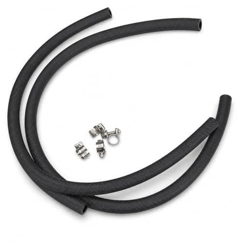 Image of DPF Differential Sensor Hose Replacement Set 50cm 5mm 6mm with Stainless Clips Routing Friendly