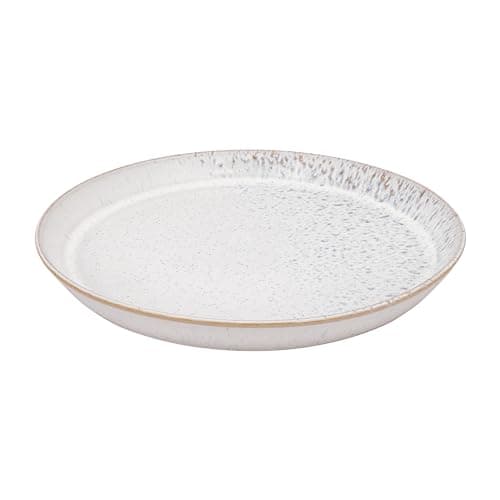 Image of DENBY Kiln Dinner Plate Dia 260X30 Mm White/Speckle