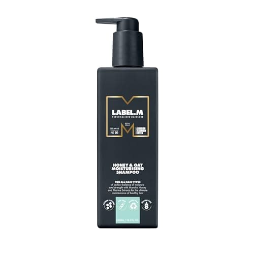 Image of LABEL.M Honey & Oat Moisturising Shampoo 300ml – With Recyclable Pump