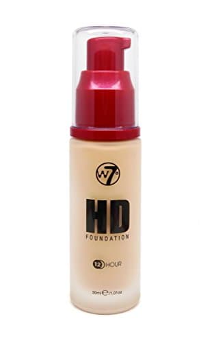Image of W7 HD 12 HR Liquid Foundation, Pump - Buff, 30ml/1.01fl oz by W7