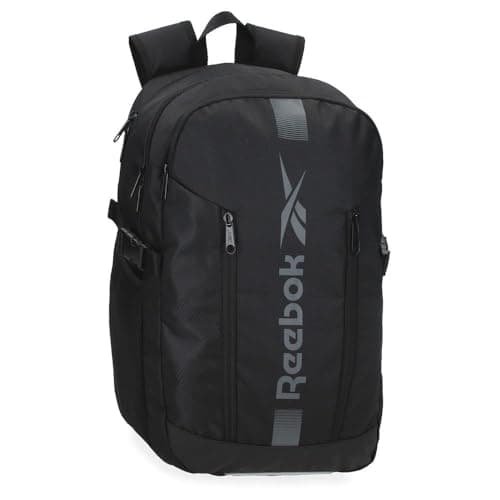 Image of Reebok Tech Backpack for 15.6-Inch Laptop, Black, 32 x 47 x 19 cm, 28.58 L, Polyester by Joumma Bags