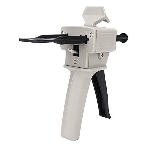 Image of Dispenser Gun, 50ML AB Epoxy Glue Gun Mixed Universal 1:1 and 2:1 Adhesive Application Handle Tool, Dual Cartridge Applicator Gun, Static Mixer Mixing Nozzle