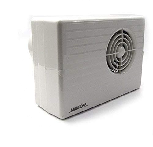 Image of MANROSE CF200P Centrifugal Extractor Fan with PULLCORD Bathroom Shower Powerful