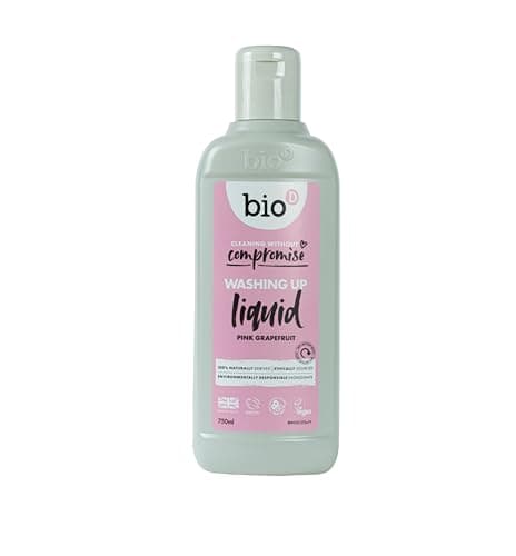 Image of Bio-D Pink Grapefruit Washing Up Liquid 750ml | Allergy Free | Vegan | Cruelty Free