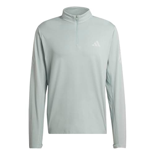 Image of adidas Men's ADI365 Running Iconic Half Zip, Wonder Sage, L