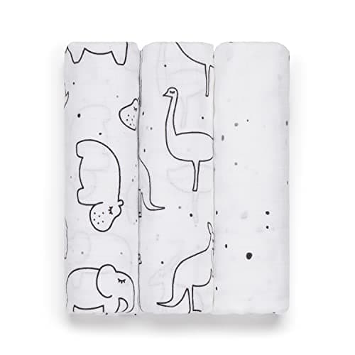 Image of Panda Bamboo Baby Muslins (Swaddles, Freckles)
