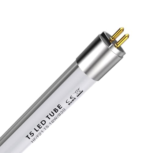 Image of IHYCTV T5 LED Tube 85 cm F21T5 18W 2050lm 3000K 830 Warm White, Fluorescent Replacement with G5 Socket, Compatible with Electronic Ballast (EVG), Anti-Glare 140°, Pack of 1