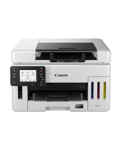 Image of Canon MAXIFY GX6550 Printer for Home/Office Use - Colour Printers and Scanners All-in-One Wireless | MegaTank Inkjet Printer, Copier & Scanner | WiFi and Ethernet Connectivity A4 Printer