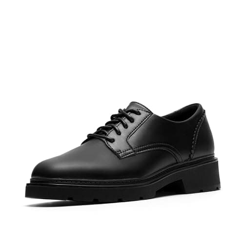 Image of Clarks Lauryl Lace Womens Black Leather, 4