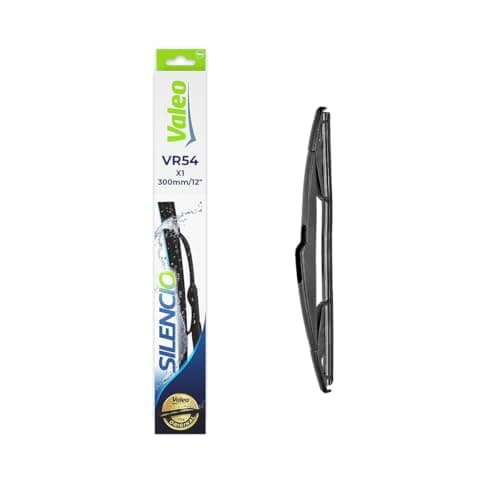 Image of VALEO Silencio Wiper - VR54 - All-Seasons Durable, Resistant, Perfect Fit Conventional Wiper Blade 300mm - Rear - 1 Wiper Blade - 574199