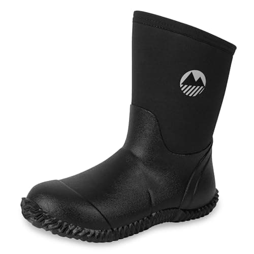 Image of Lakeland Active Women's Kentmere Short Wellington Boots - Black - 3.5 UK