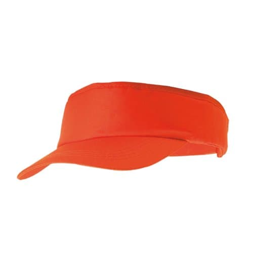 Image of eBuyGB Adult Sun Visor - Unisex Sun Summer Sports Shade Cap Hat (Orange)