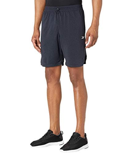 Image of Reebok Men's Training Essentials Graphic Shorts, Vector Navy, XS