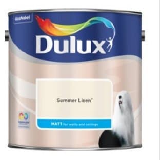 Image of Dulux Matt 2.5L Summer Linen Emulsion Paint