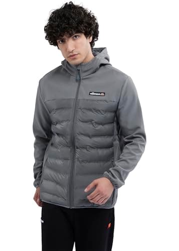 Image of ellesse Cassiano Zip Jacket Dark Grey SML