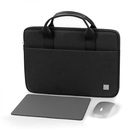 Image of WIWU Geniuns Combo Set | 15.6" Laptop Sleeve Bag & Wireless Mouse | Portable Laptop Case with Padded Protection & Ergonomic Mouse for Office, Home & Travel