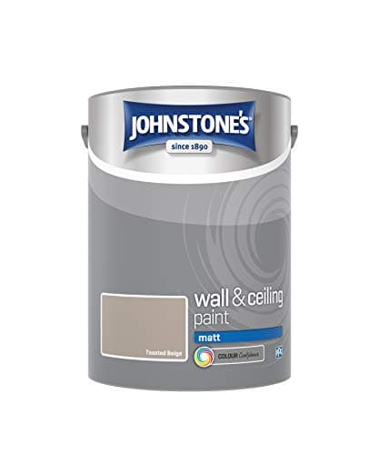 Image of Johnstone's Vinyl Matt Toasted Beige, 5 l (Pack of 1)