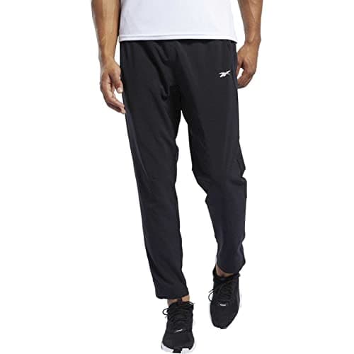 Image of Reebok Men's Workout Ready Track Pants, Black, L UK