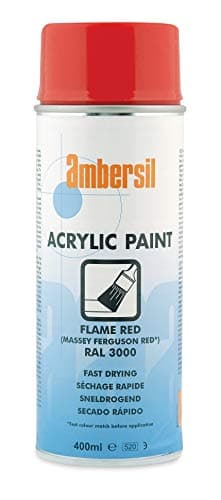 Image of Ambersil 20557 Acrylic Paint RAL 3000, 400 ml, Massey Ferguson Red