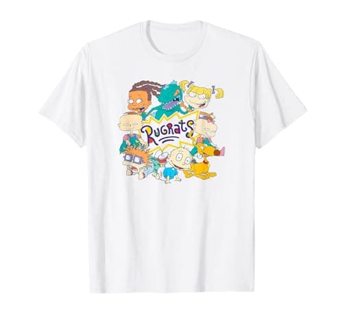 Image of Rugrats Character Group Center Logo T-Shirt