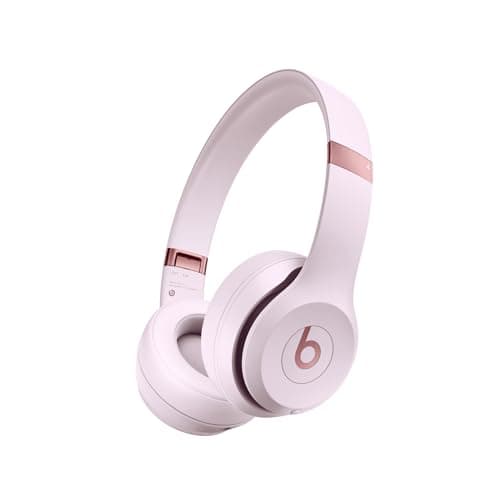 Image of Beats Solo 4 - Wireless Bluetooth On-Ear Headphones, Apple & Android Compatible, Up to 50 Hours Battery Life - Cloud Pink