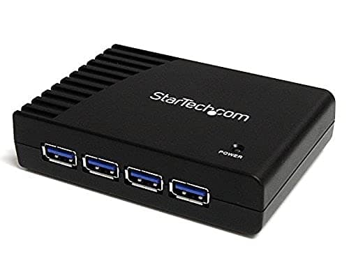 Image of StarTech.com 4 Port Black SuperSpeed USB 3.0 Hub (ST4300USB3EU)
