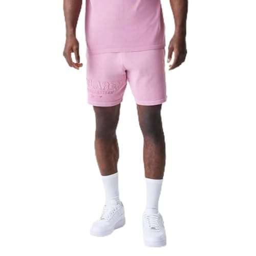 Image of New Era McLaren Racing Vintage Wash Shorts (UK, Alpha, M, Regular, Regular, Washed Pink)
