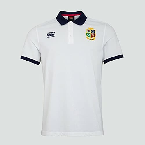 Image of Canterbury British And Irish Lions Home Nations Polo Shirt - Bright White, Small