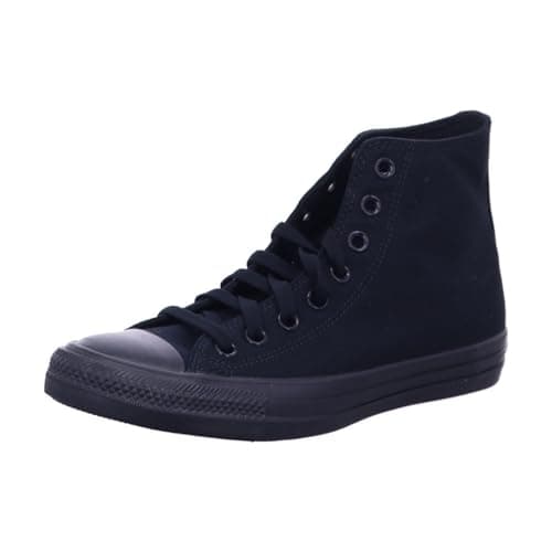 Image of Converse Mens Chuck Taylor All Star Hi-Top Trainers, Black Black Monochrome 006, 11 UK