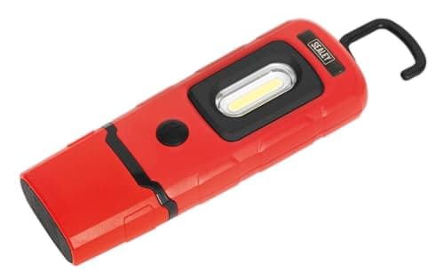 Image of Sealey Led3601R Rechargeable 360? Inspection Lamp 2W Cob + 1W Led Red