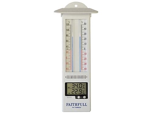 Image of Faithfull Digital Max-Min Thermometer One Size Multi Colour