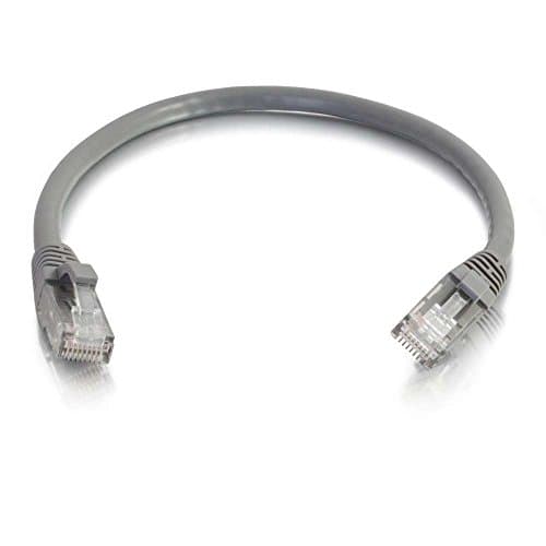 Image of C2G 2m Cat6 Booted Unshielded (UTP) Network Patch Cable - Grey